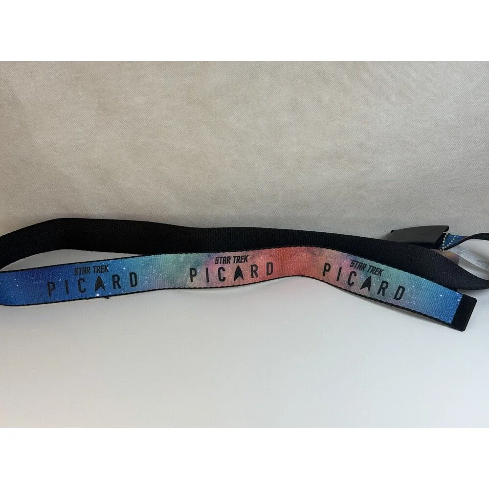 Buckle Down- STAR TREK PICARD Title Logo Galaxy/Black Belt New